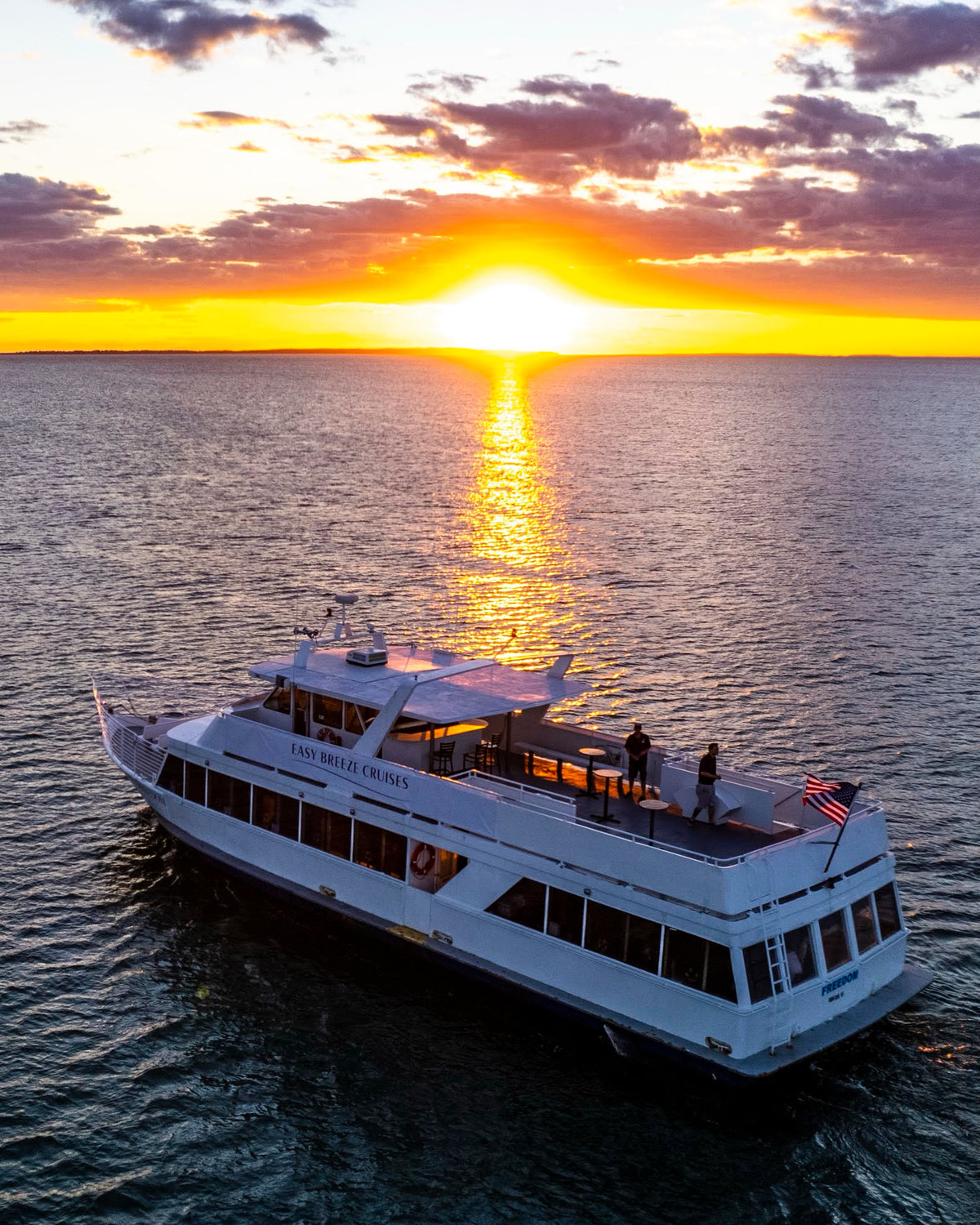 The Freedom from Easy Breeze sets sail from Montauk and offers breathtaking views.